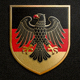 德国国家队队徽 - 黑红金三色盾徽与鹰标志